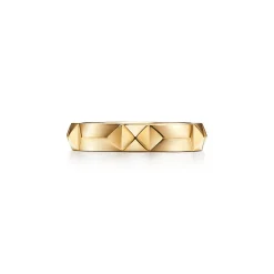 Tiffany & Co. Tiffany True® Band Ring in Yellow Gold, 4 mm Wide | ^Women Rings|Gold Jewelry