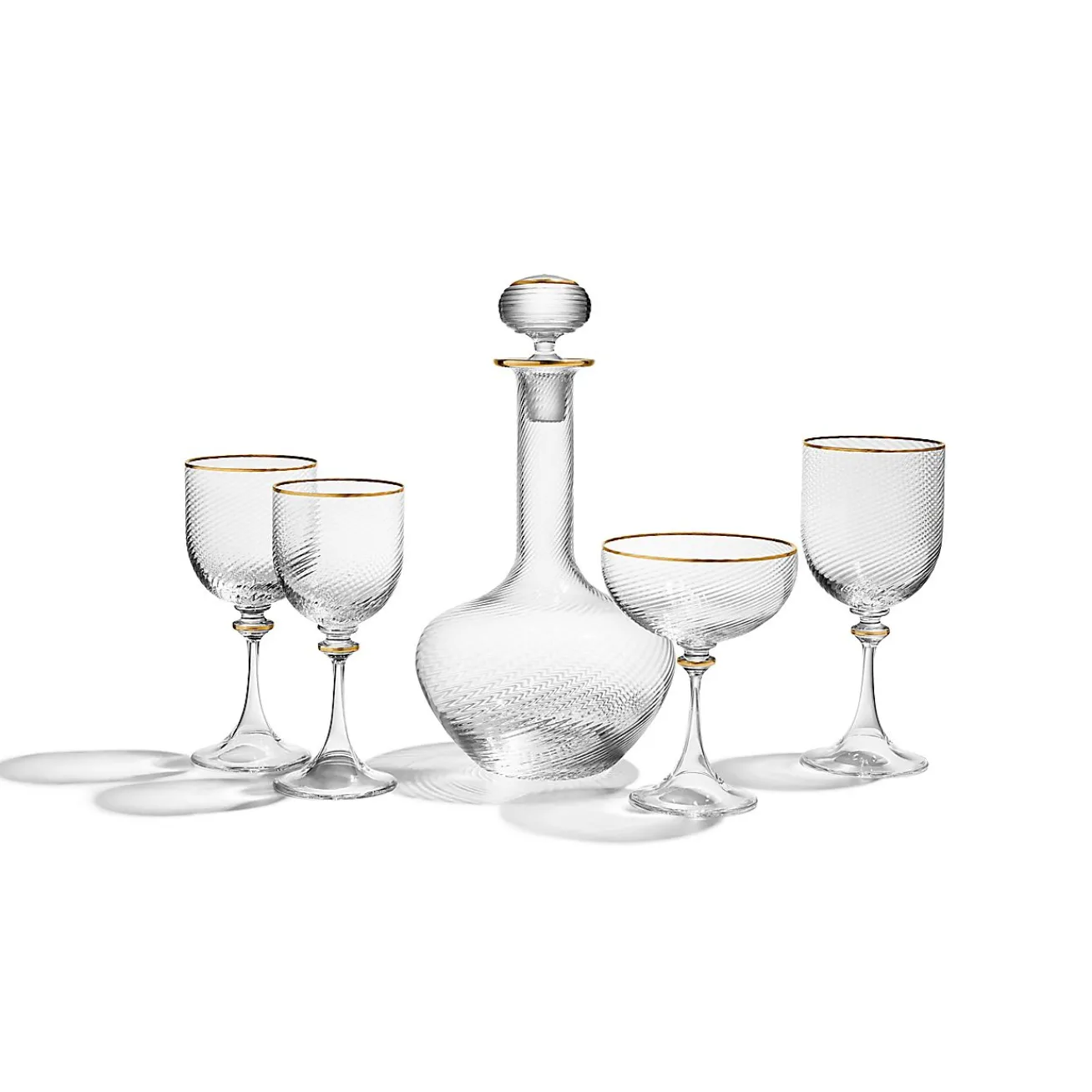 Tiffany & Co. Tiffany Twist Red Wine Glass in Glass | ^ The Home|Housewarming Gifts