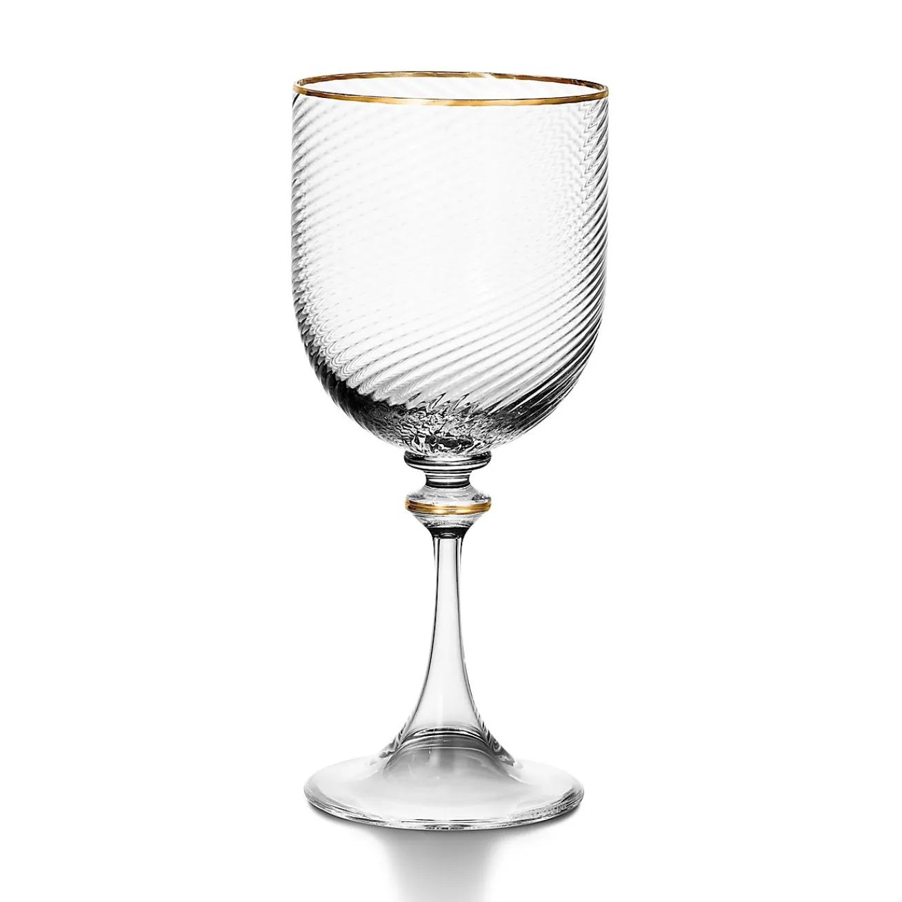 Tiffany & Co. Tiffany Twist Water Glass in Glass | ^ The Home|Housewarming Gifts