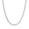 Tiffany & Co. Tiffany Victoria® alternating graduated necklace in platinum with diamonds. | ^ Necklaces & Pendants|Platinum Jewelry