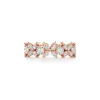 Tiffany & Co. Tiffany Victoria® alternating diamond band ring in 18k rose gold. | ^ Rings|Stacking Rings