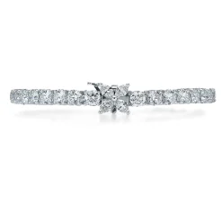 Tiffany & Co. Tiffany Victoria® diamond line bracelet in platinum. | ^ Diamond Jewelry