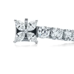 Tiffany & Co. Tiffany Victoria® diamond line bracelet in platinum. | ^ Diamond Jewelry