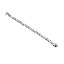 Tiffany & Co. Tiffany Victoria® diamond line bracelet in platinum. | ^ Diamond Jewelry