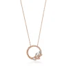 Tiffany & Co. Tiffany Victoria® diamond vine circle pendant in 18k rose gold, large. | ^ Necklaces & Pendants|Rose Gold Jewelry