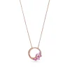 Tiffany & Co. Tiffany Victoria® Diamond Vine Circle Pendant with Pink Sapphires in Rose Gold | ^ Necklaces & Pendants|Gifts for Her