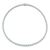 Tiffany & Co. Tiffany Victoria® diamond line necklace in platinum. | ^ Diamond Jewelry