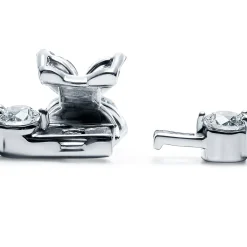 Tiffany & Co. Tiffany Victoria® diamond line necklace in platinum. | ^ Diamond Jewelry