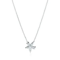 Tiffany & Co. Tiffany Victoria® mixed cluster pendant in platinum with diamonds, large. | ^ Necklaces & Pendants|Platinum Jewelry