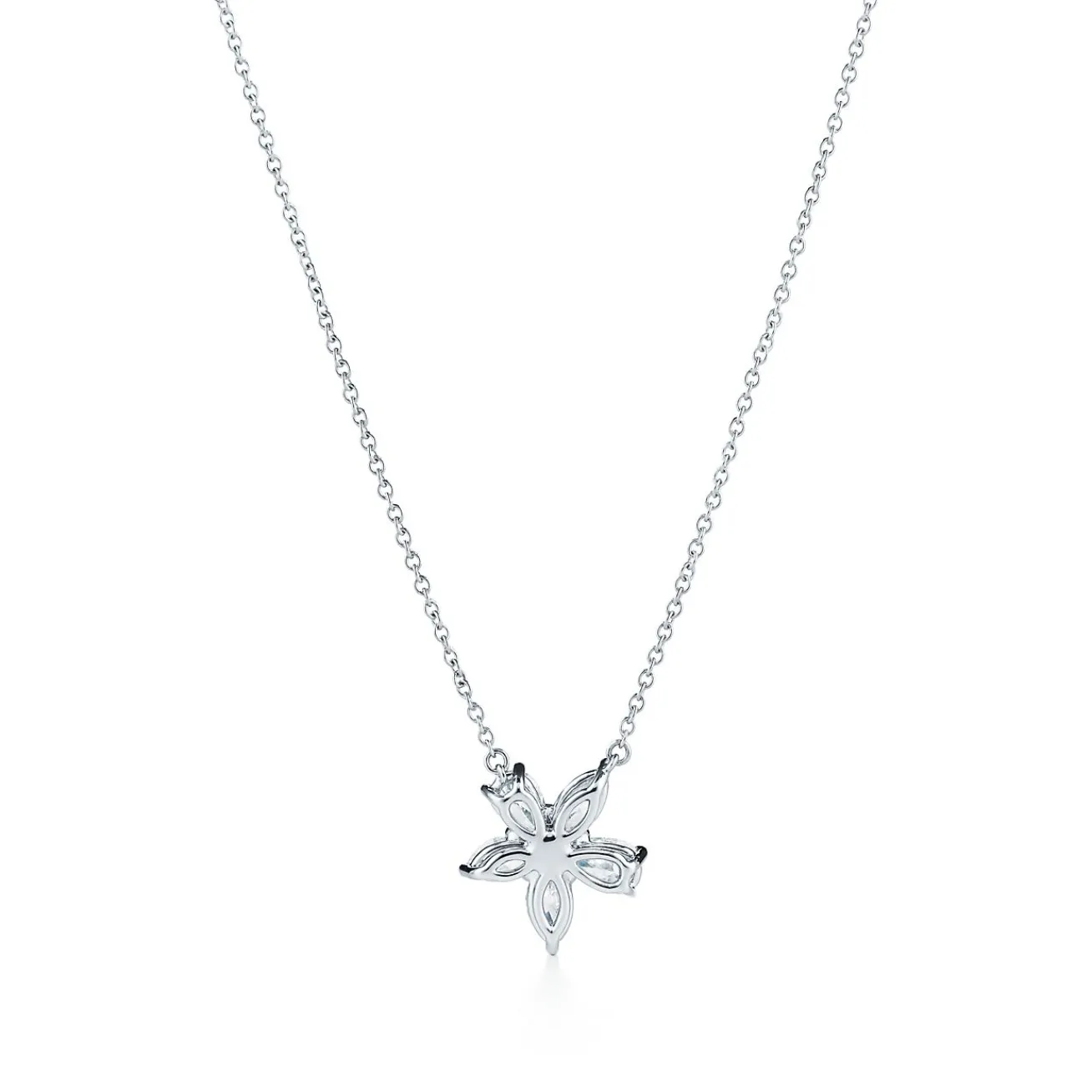 Tiffany & Co. Tiffany Victoria® mixed cluster pendant in platinum with diamonds, large. | ^ Necklaces & Pendants|Platinum Jewelry