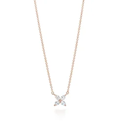 Tiffany & Co. Tiffany Victoria® pendant in 18k rose gold with diamonds, small. | ^ Necklaces & Pendants|Gifts for Her