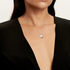 Tiffany & Co. Tiffany Victoria® pendant in platinum with a South Sea pearl and diamonds. | ^ Necklaces & Pendants|Gifts for Her