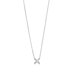 Tiffany & Co. Tiffany Victoria® pendant in platinum with diamonds, medium. | ^ Necklaces & Pendants|Dainty Jewelry