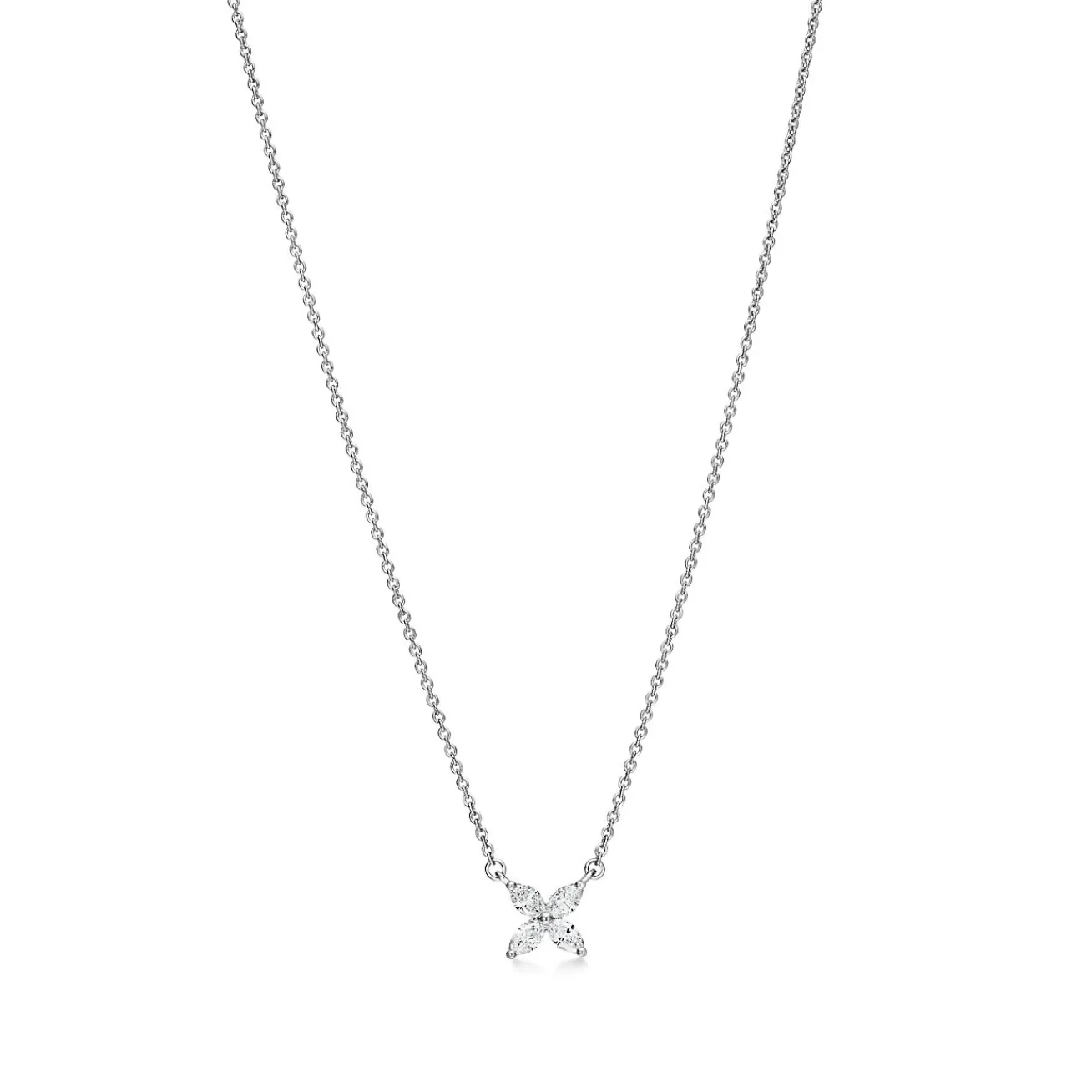 Tiffany & Co. Tiffany Victoria® pendant in platinum with diamonds, small. | ^ Necklaces & Pendants|Gifts for Her