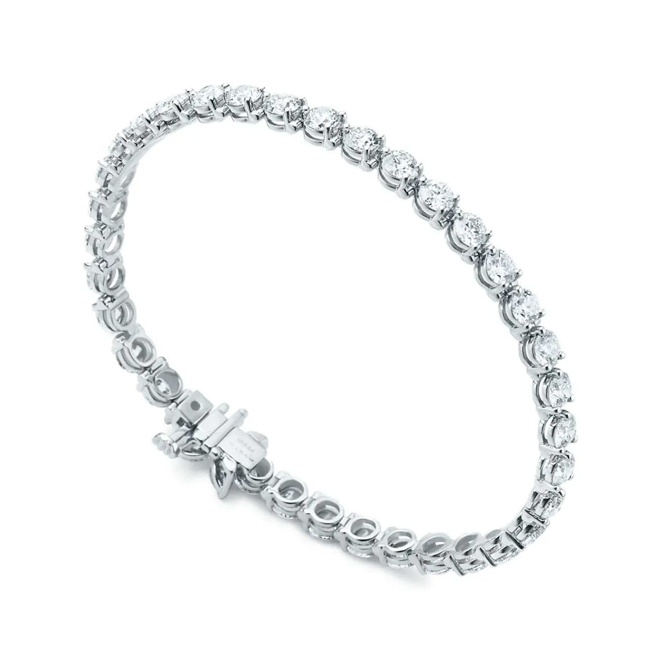 Tiffany & Co. Tiffany Victoria® Tennis Bracelet in Platinum with Diamonds | ^ Bracelets|Platinum Jewelry