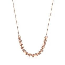 Tiffany & Co. Tiffany Victoria® Vine East West Pendant in Rose Gold with Diamonds | ^ Necklaces & Pendants|Rose Gold Jewelry
