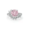 Tiffany & Co. Tiffany Victoria® Vine Ring in Platinum with a Morganite and Diamonds | ^ Rings|Platinum Jewelry