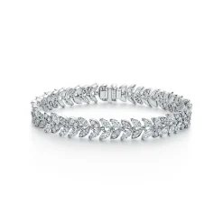 Tiffany & Co. Tiffany Victoria® Vine Tennis Bracelet in Platinum with Diamonds | ^ Bracelets|Platinum Jewelry