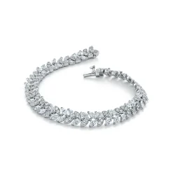 Tiffany & Co. Tiffany Victoria® Vine Tennis Bracelet in Platinum with Diamonds | ^ Bracelets|Platinum Jewelry
