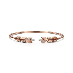 Tiffany & Co. Tiffany Victoria® Vine Wire Bracelet in Rose Gold with Diamonds | ^ Bracelets|Gifts for Her