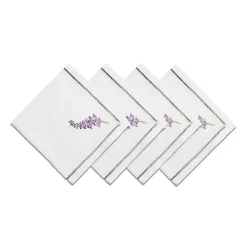 Tiffany & Co. Tiffany Wisteria Napkins in Linen, Set of Four | ^ Table Linens