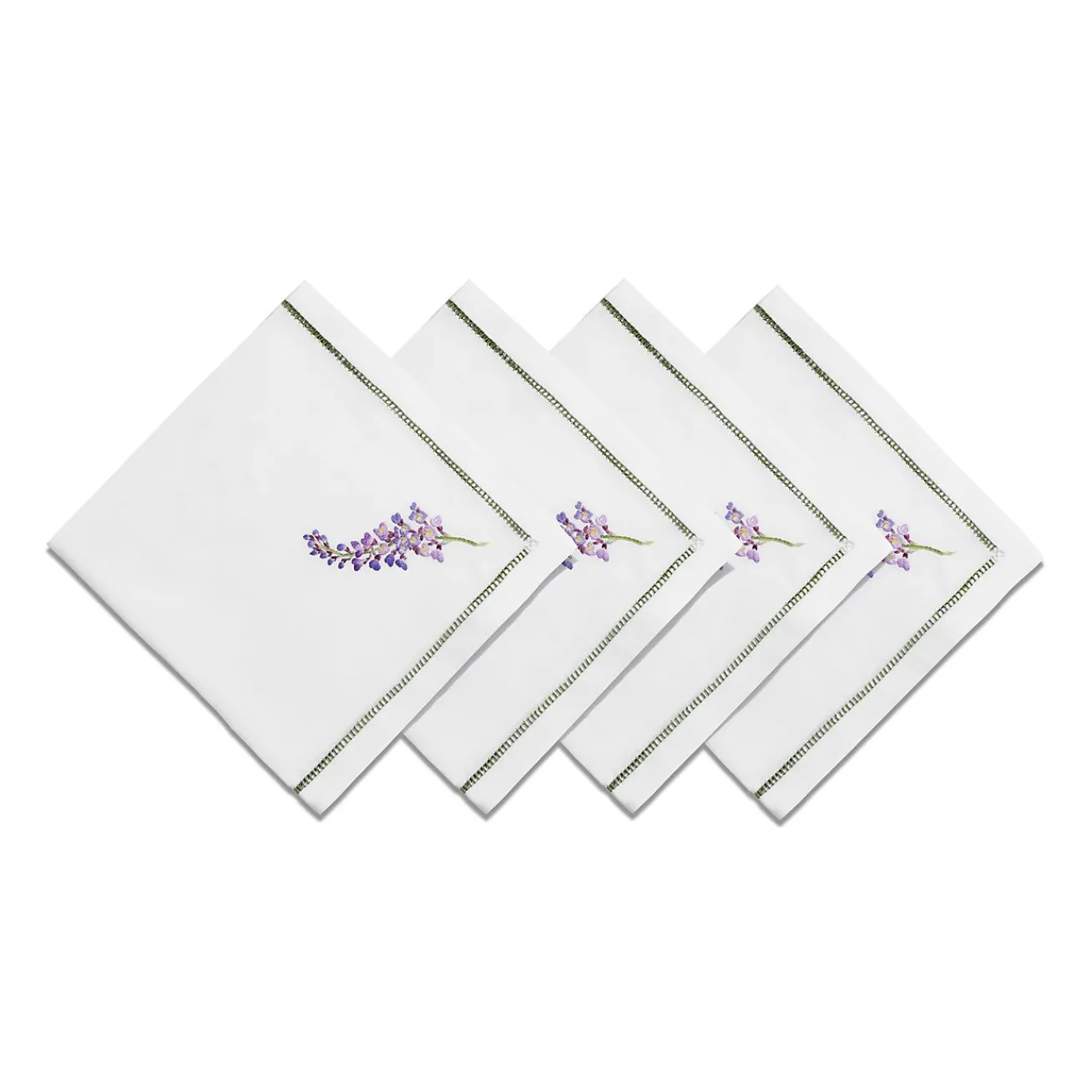 Tiffany & Co. Tiffany Wisteria Napkins in Linen, Set of Four | ^ Table Linens