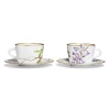 Tiffany & Co. Tiffany Wisteria Teacup and Saucer Set of Two, in Porcelain | ^ The Home|Housewarming Gifts