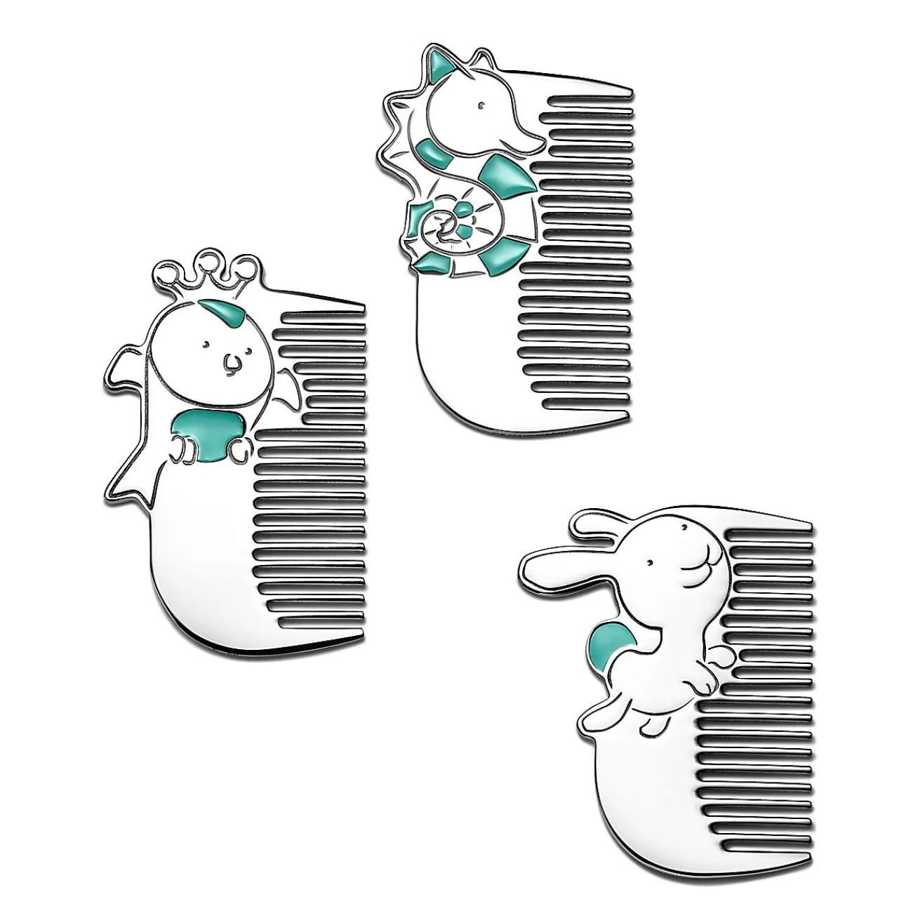 Tiffany & Co. Tiny Tiffany Bird Baby Comb in Sterling Silver | ^ Baby|Baby
