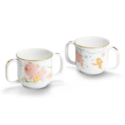 Tiffany & Co. Tiny Tiffany Land Animals Double-handled Baby Cup in Bone China | ^ Baby|Baby