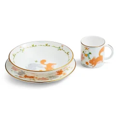 Tiffany & Co. Tiny Tiffany Land Animals Baby Dish Set in Bone China, Set of Three | ^ Baby|Baby