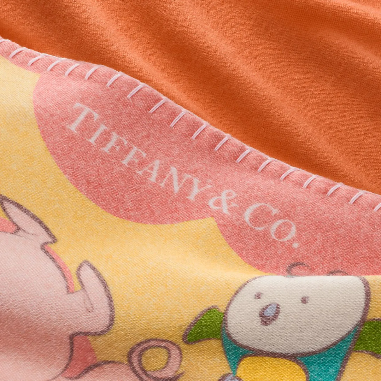 Tiffany & Co. Tiny Tiffany Land Animals Blanket in a Wool Blend | ^ Baby|Baby