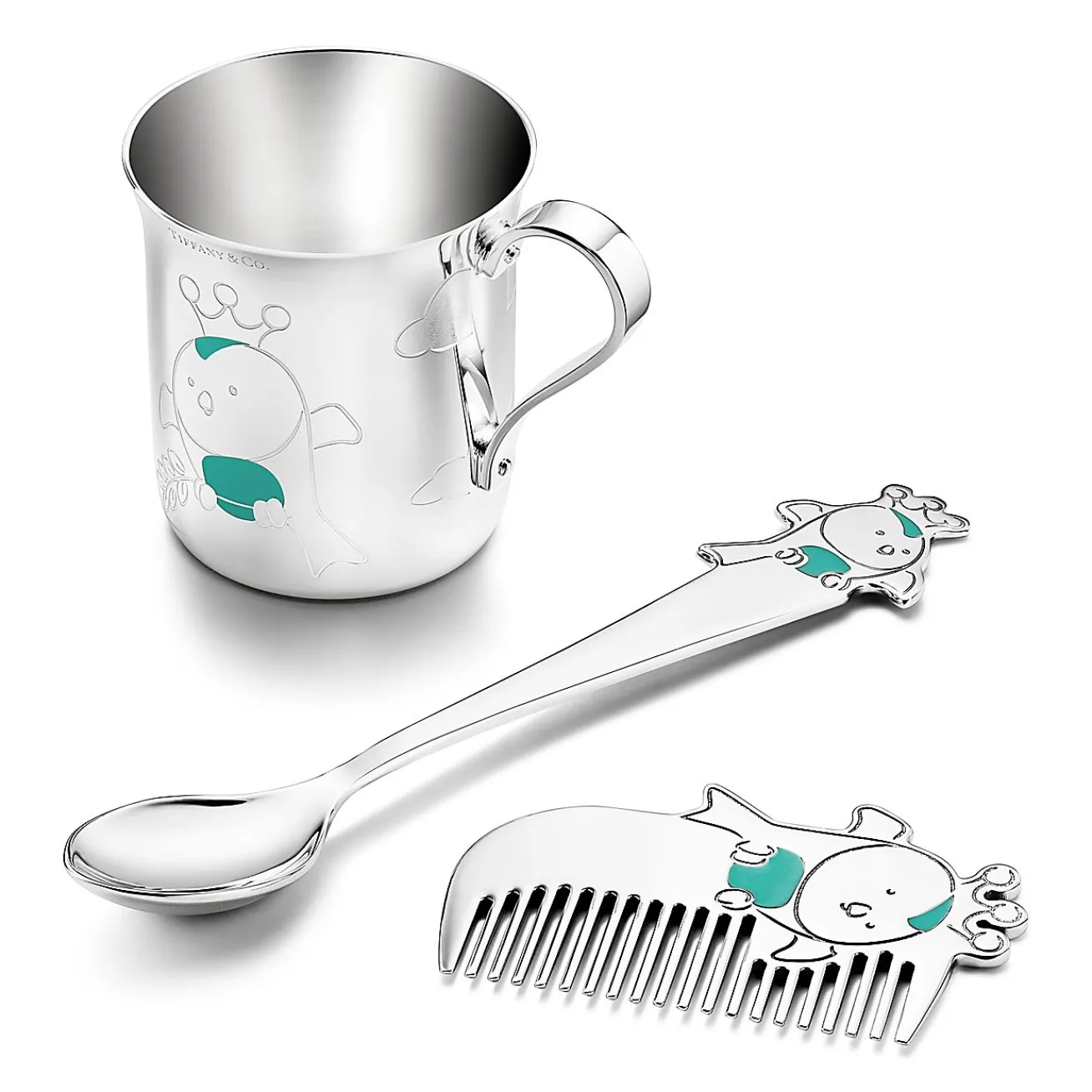 Tiffany & Co. Tiny Tiffany Rabbit Baby Spoon in Sterling Silver | ^ Baby|Baby