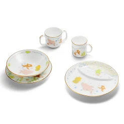 Tiffany & Co. Tiny Tiffany Sea Animals Double-handled Baby Cup in Bone China | ^ Baby|Baby