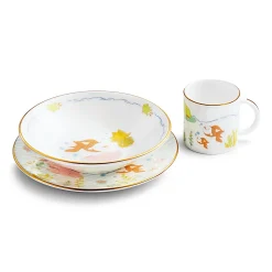 Tiffany & Co. Tiny Tiffany Sea Animals Baby Dish Set in Bone China, Set of Three | ^ Baby|Baby