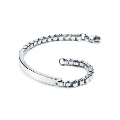Tiffany & Co. Venetian Link I.D. men's bracelet in sterling silver. | ^ Bracelets|Men's Jewelry