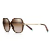 Tiffany & Co. Wheat Leaf Sunglasses in Tortoise Acetate with Gradient Brown Lenses | ^ Sunglasses
