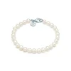 Tiffany & Co. Ziegfeld Collection bracelet of freshwater cultured pearls with a silver clasp. | ^ Bracelets|Sterling Silver Jewelry