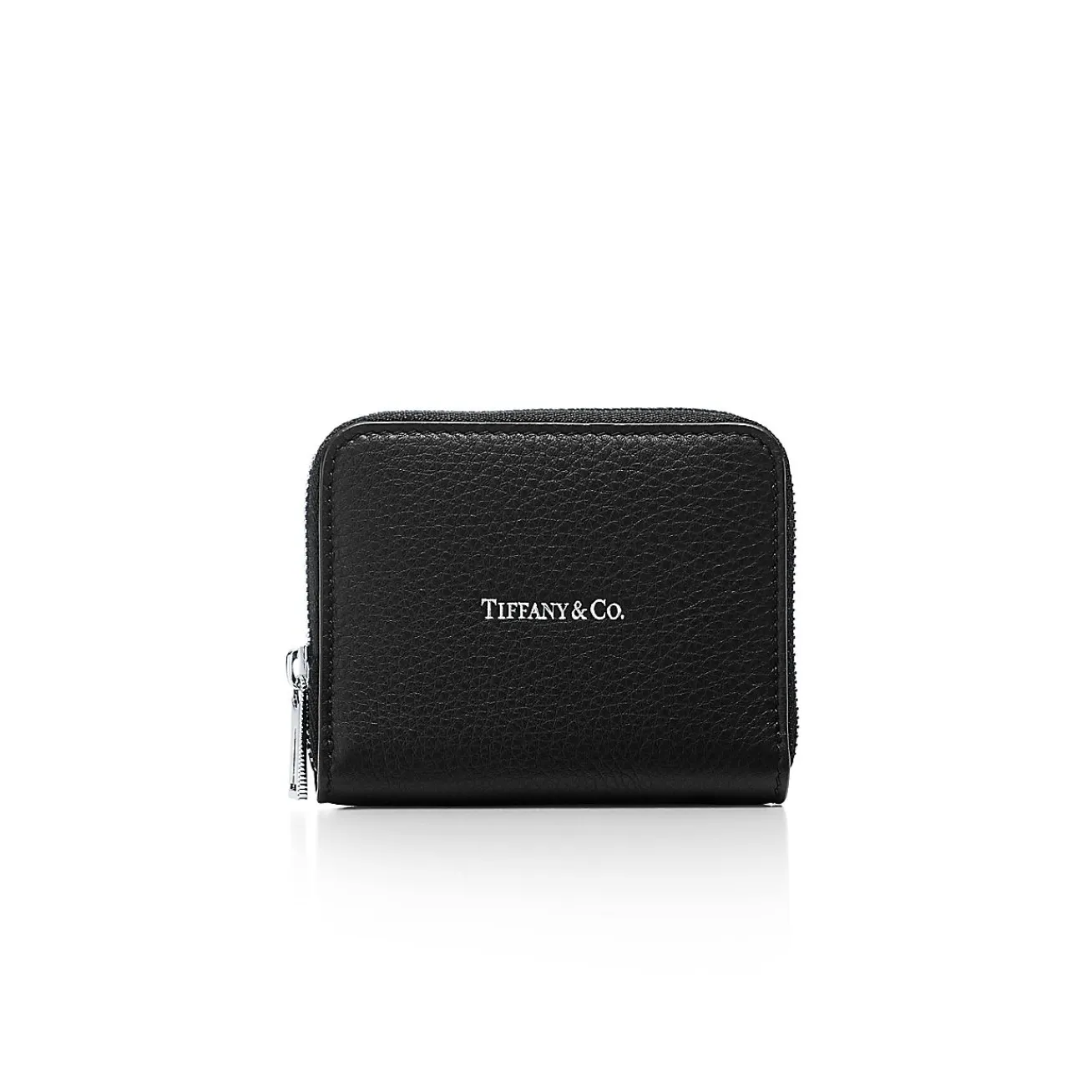Tiffany & Co. Zip Coin Pouch in Black Leather | ^ Small Leather Goods|Women's Accessories